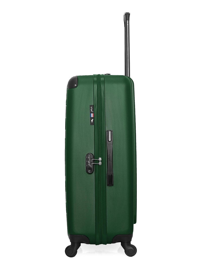 GENTLEMAN FARMER - Valise Grand Format ABS PORTER 4 Roues 75 cm Vert foncé - Kiabi