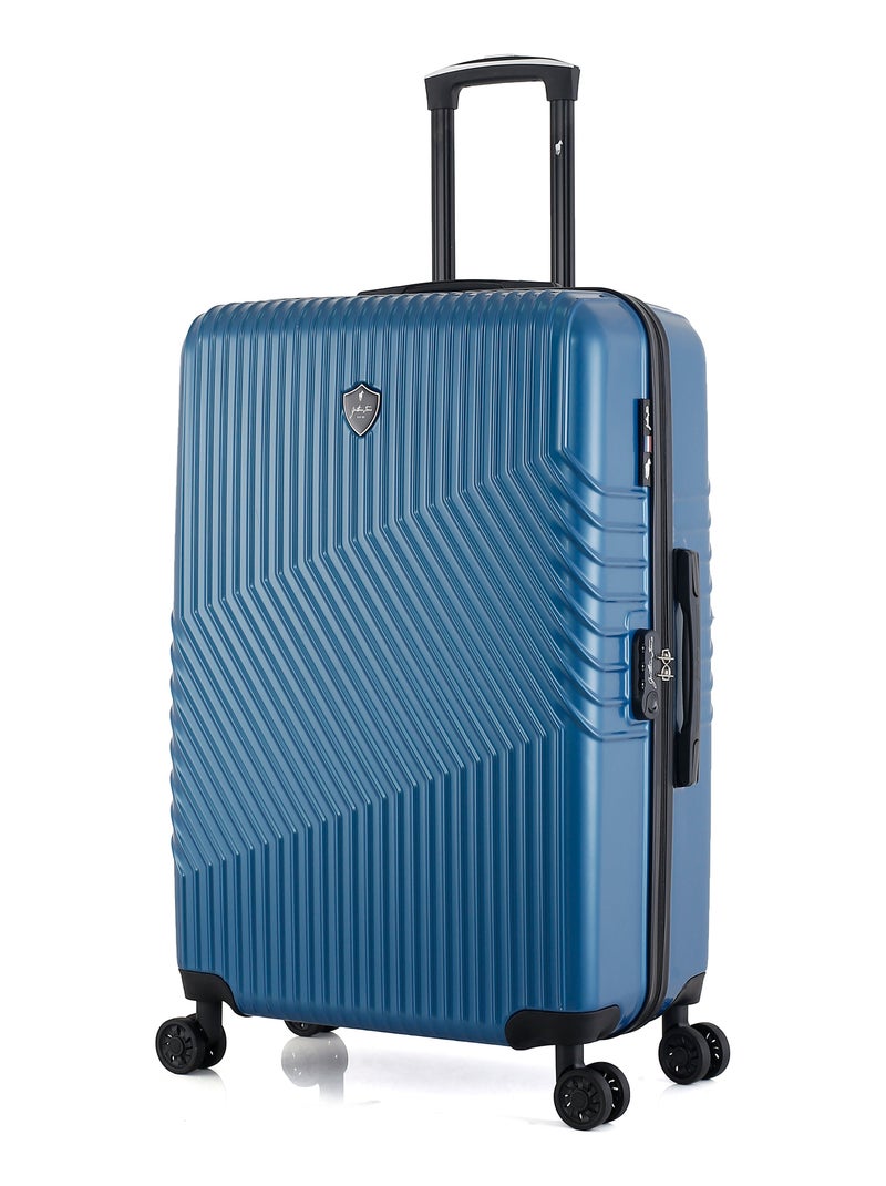 GENTLEMAN FARMER - Valise Grand Format ABS/PC PETER 4 Roues 75 cm Bleu Bleu marine - Kiabi