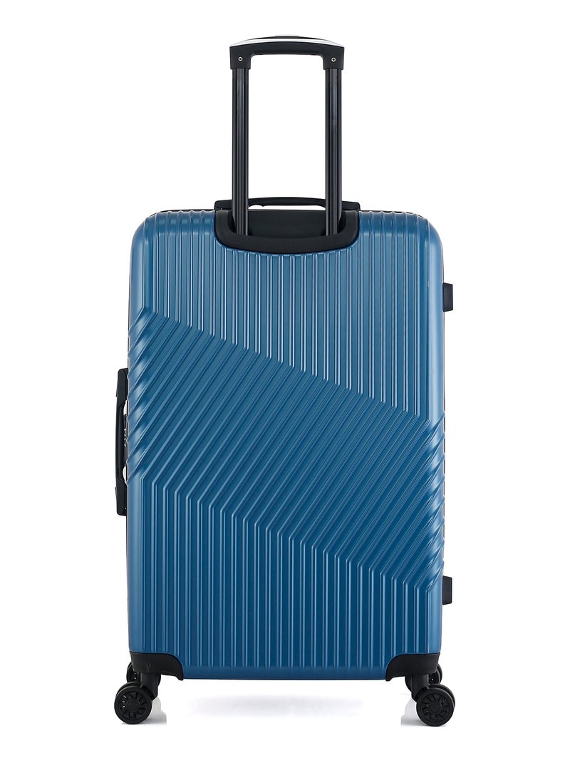GENTLEMAN FARMER - Valise Grand Format ABS/PC PETER 4 Roues 75 cm Bleu Bleu marine - Kiabi