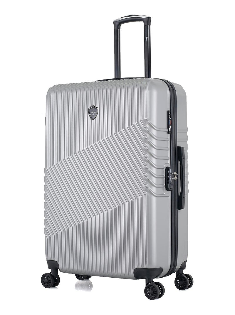 GENTLEMAN FARMER - Valise Grand Format ABS/PC PETER 4 Roues 75 cm Gris - Kiabi