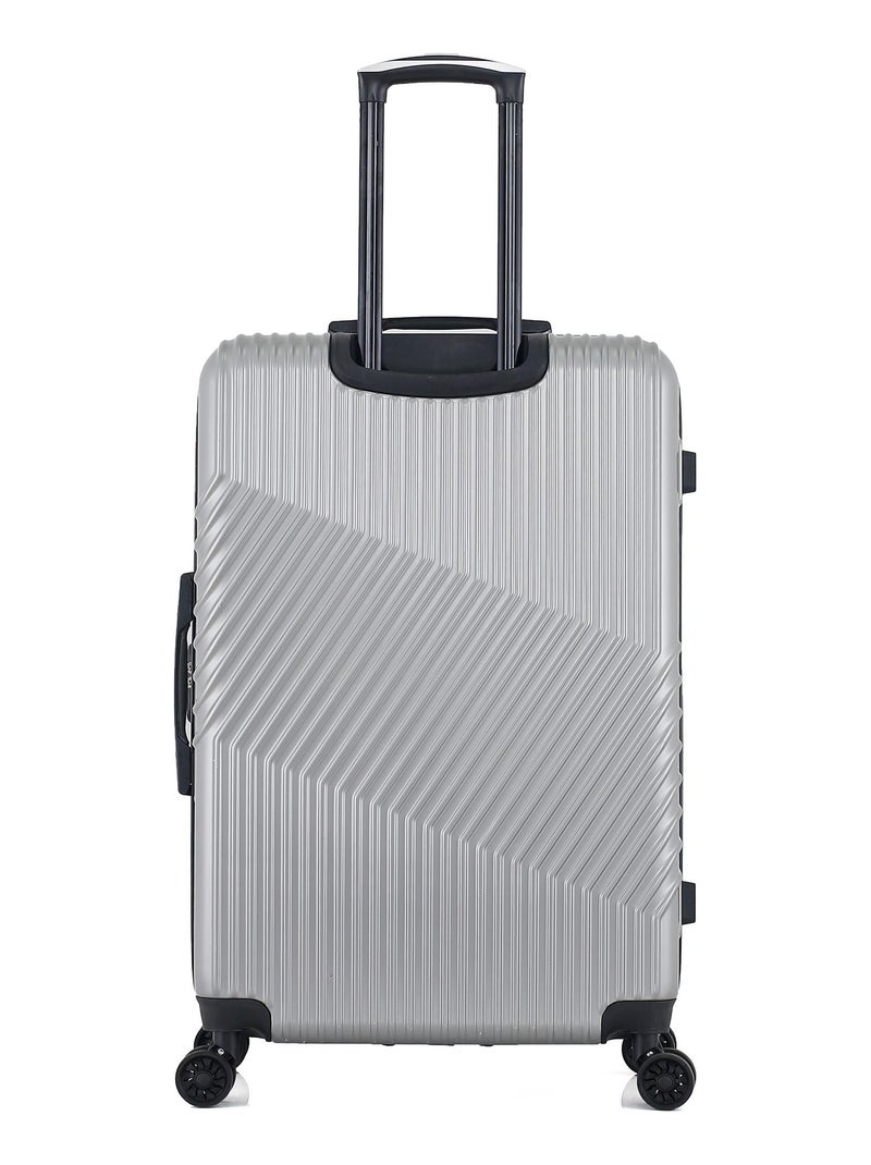 GENTLEMAN FARMER - Valise Grand Format ABS/PC PETER 4 Roues 75 cm Gris - Kiabi