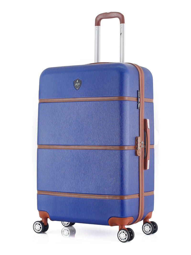 GENTLEMAN FARMER - Valise Grand Format ABS/PC WALTER 4 Roues 75 cm Bleu Bleu marine - Kiabi