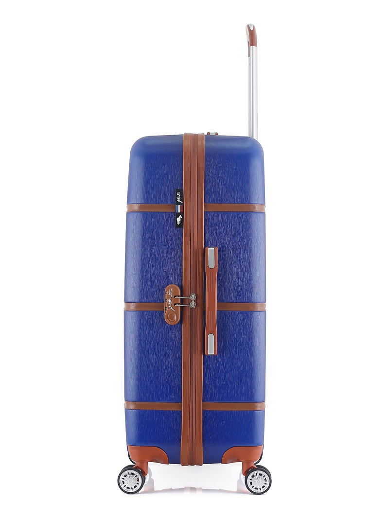 GENTLEMAN FARMER - Valise Grand Format ABS/PC WALTER 4 Roues 75 cm Bleu Bleu marine - Kiabi