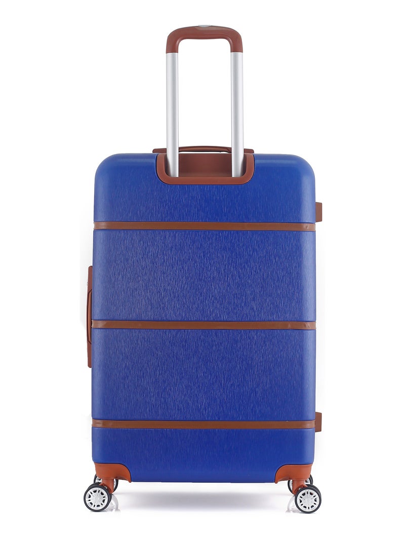 GENTLEMAN FARMER - Valise Grand Format ABS/PC WALTER 4 Roues 75 cm Bleu Bleu marine - Kiabi