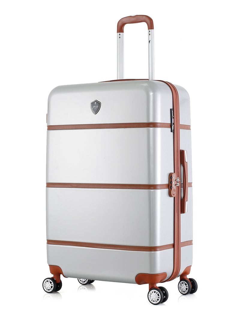 GENTLEMAN FARMER - Valise Grand Format ABS/PC WALTER 4 Roues 75 cm Gris - Kiabi