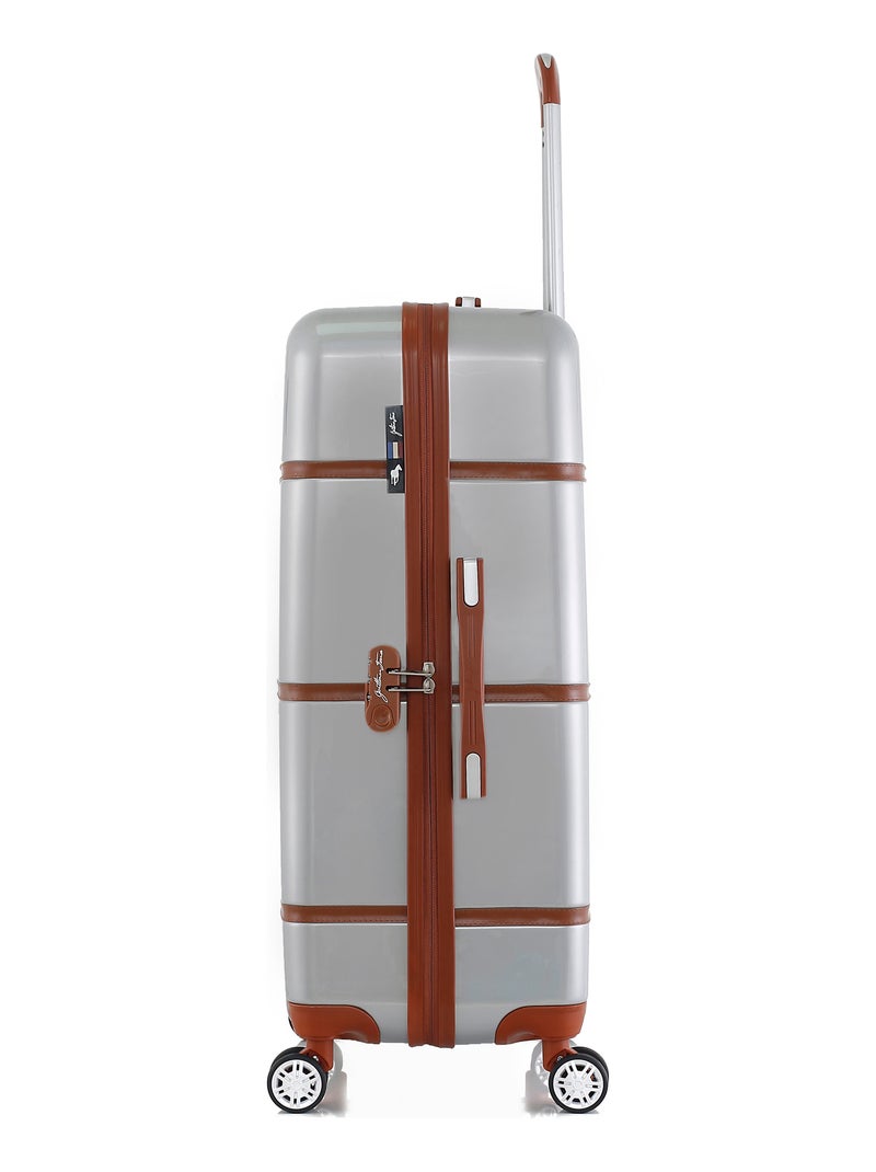 GENTLEMAN FARMER - Valise Grand Format ABS/PC WALTER 4 Roues 75 cm Gris - Kiabi