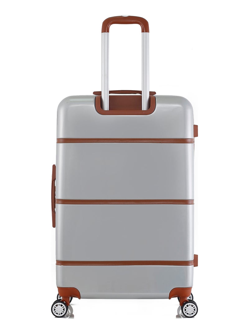 GENTLEMAN FARMER - Valise Grand Format ABS/PC WALTER 4 Roues 75 cm Gris - Kiabi