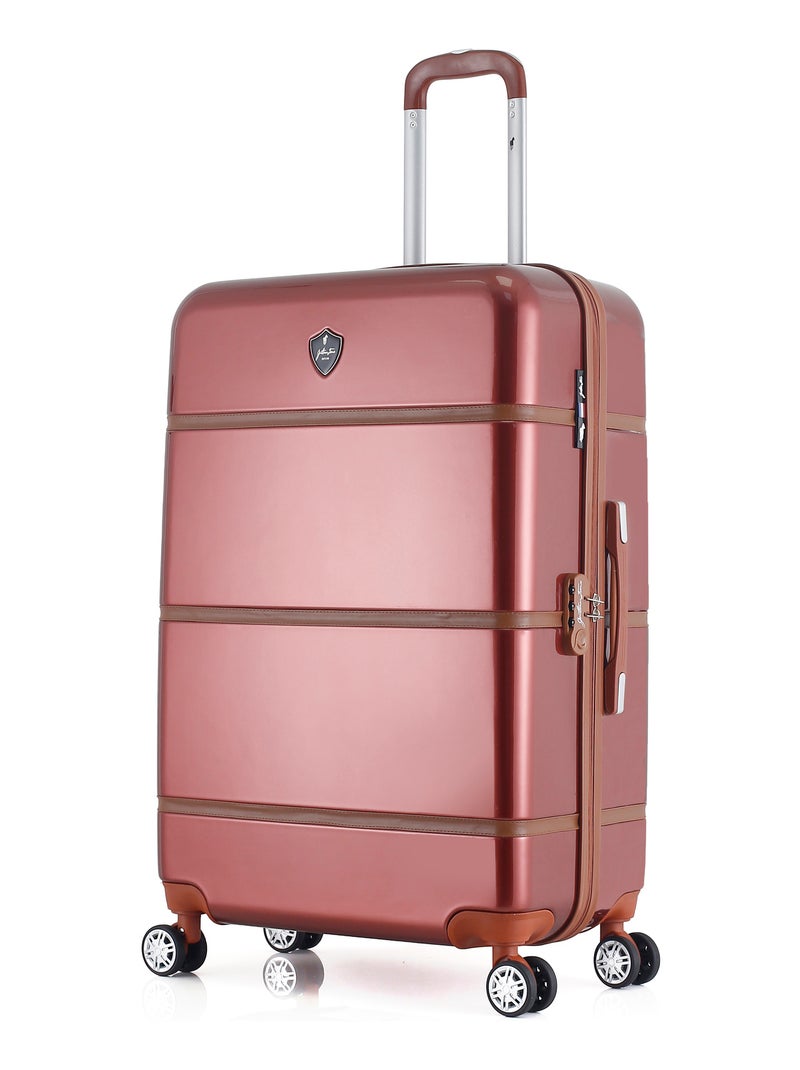 GENTLEMAN FARMER - Valise Grand Format ABS/PC WALTER 4 Roues 75 cm Rouge - Kiabi