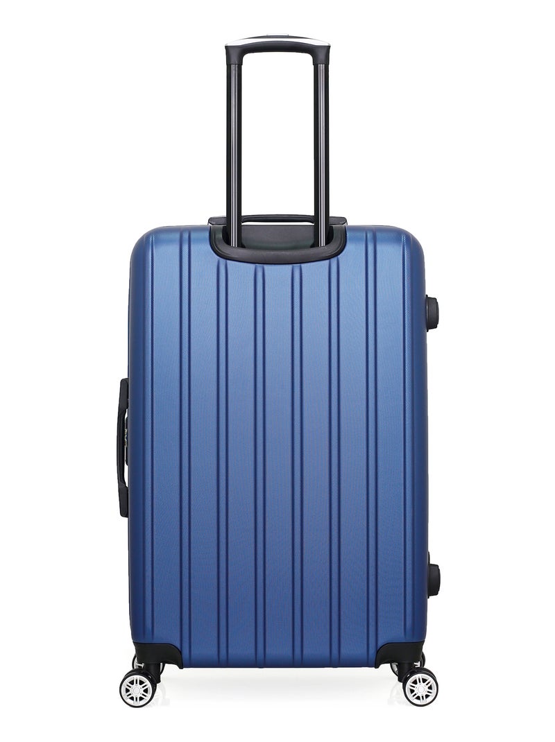 GENTLEMAN FARMER - Valise Grand Format ARCHIE 75 cm 4 Roues Bleu Bleu marine - Kiabi
