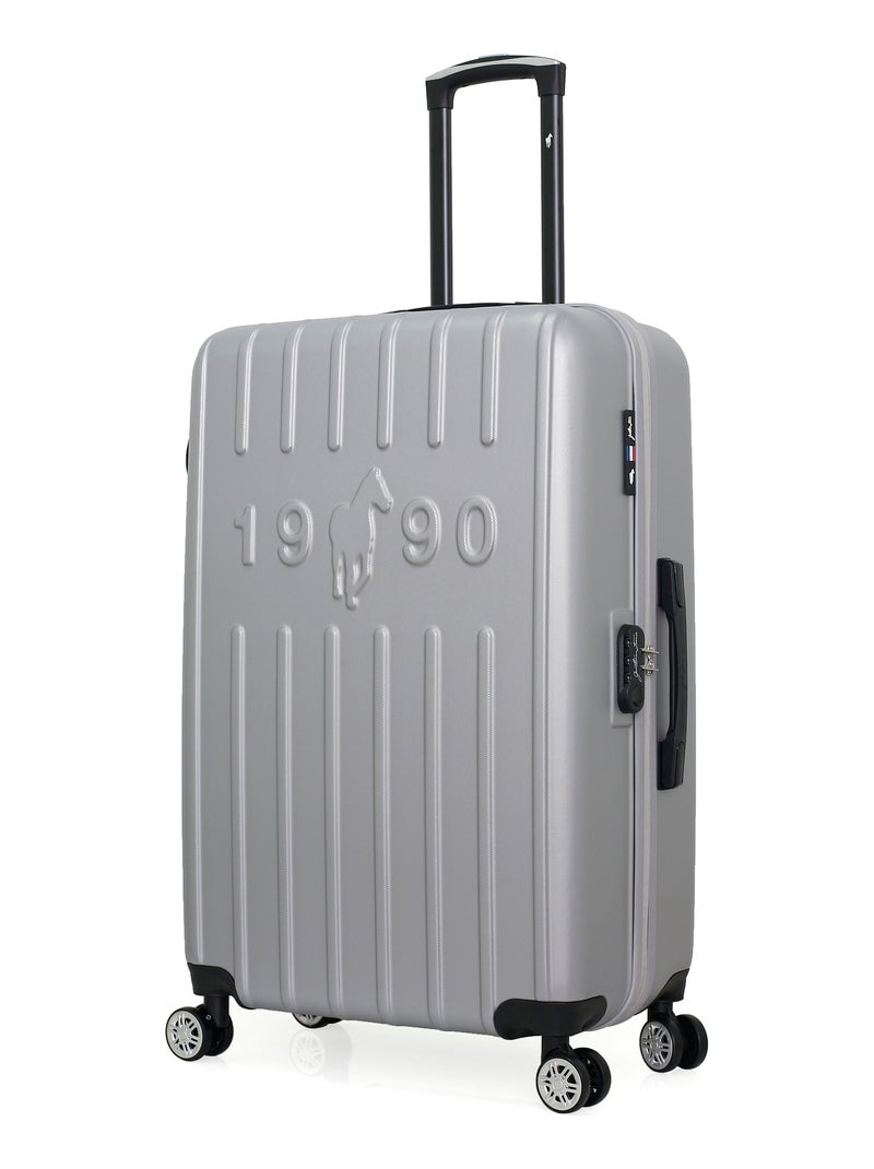 GENTLEMAN FARMER - Valise Grand Format ARCHIE 75 cm 4 Roues Gris - Kiabi