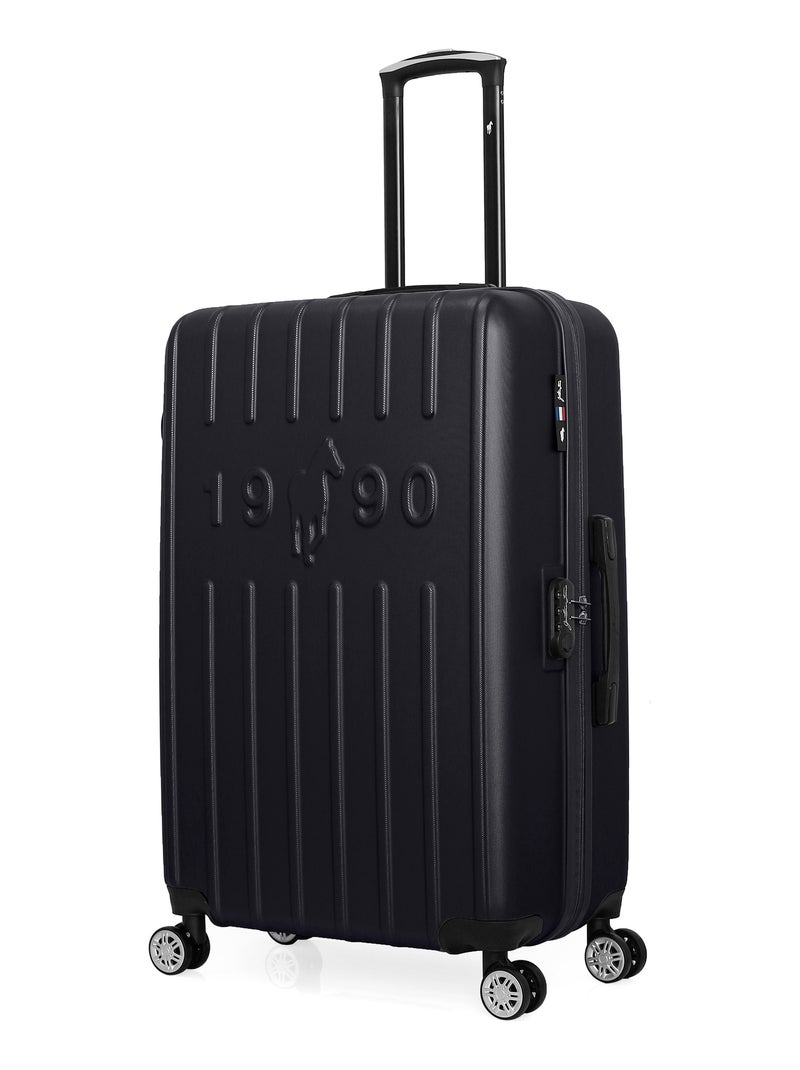 GENTLEMAN FARMER - Valise Grand Format ARCHIE 75 cm 4 Roues Noir - Kiabi