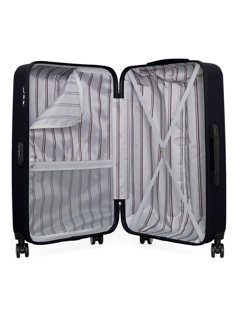 GENTLEMAN FARMER - Valise Grand Format ARCHIE 75 cm 4 Roues Noir - Kiabi