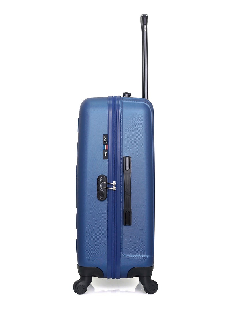 GENTLEMAN FARMER - Valise Weekend ABS LIAM 4 Roues 65 cm Bleu Bleu marine - Kiabi