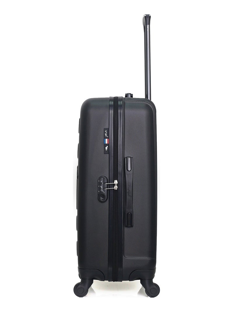 GENTLEMAN FARMER - Valise Weekend ABS LIAM 4 Roues 65 cm Noir - Kiabi