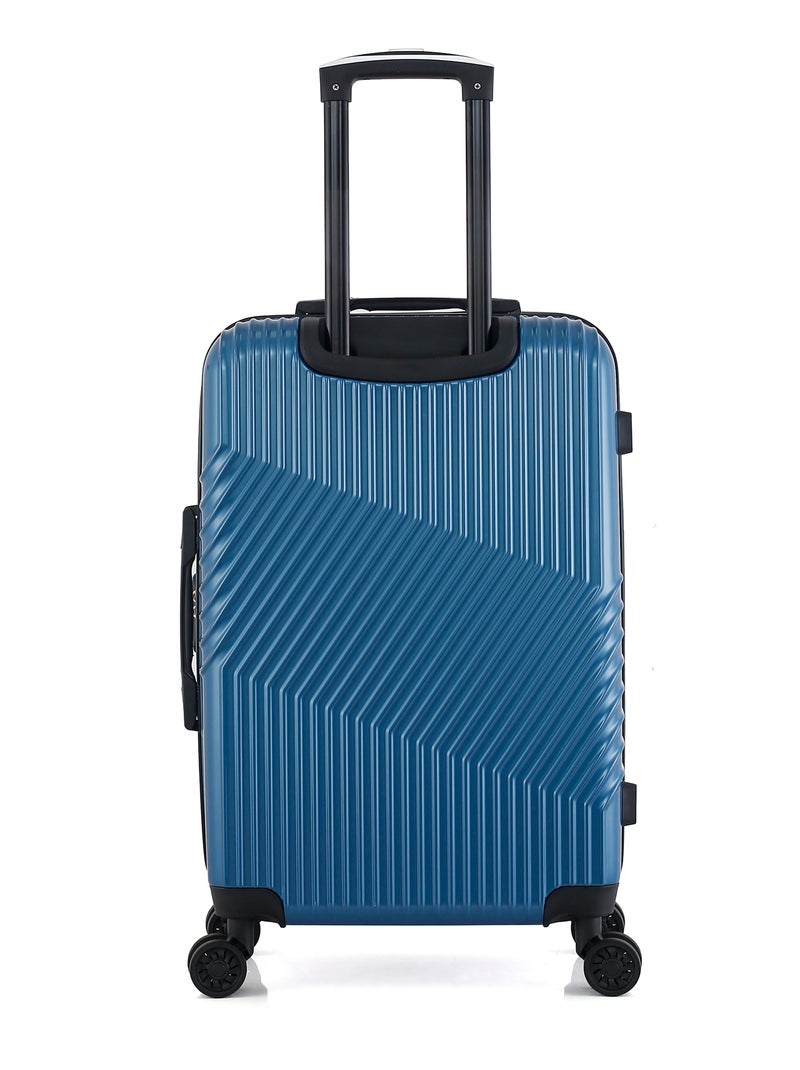GENTLEMAN FARMER - Valise Weekend ABS/PC PETER 4 Roues 65 cm Bleu Bleu marine - Kiabi