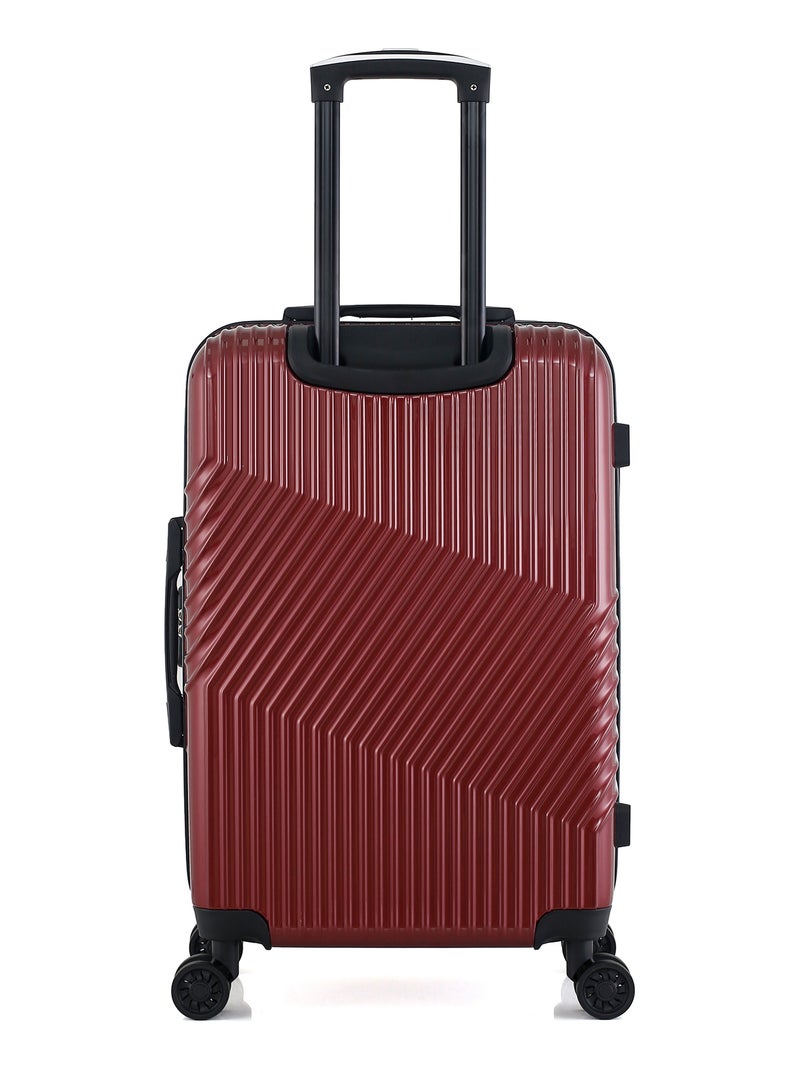 GENTLEMAN FARMER - Valise Weekend ABS/PC PETER 4 Roues 65 cm Bordeaux - Kiabi