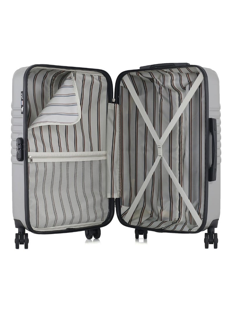 GENTLEMAN FARMER - Valise Weekend ABS/PC PETER 4 Roues 65 cm Gris - Kiabi