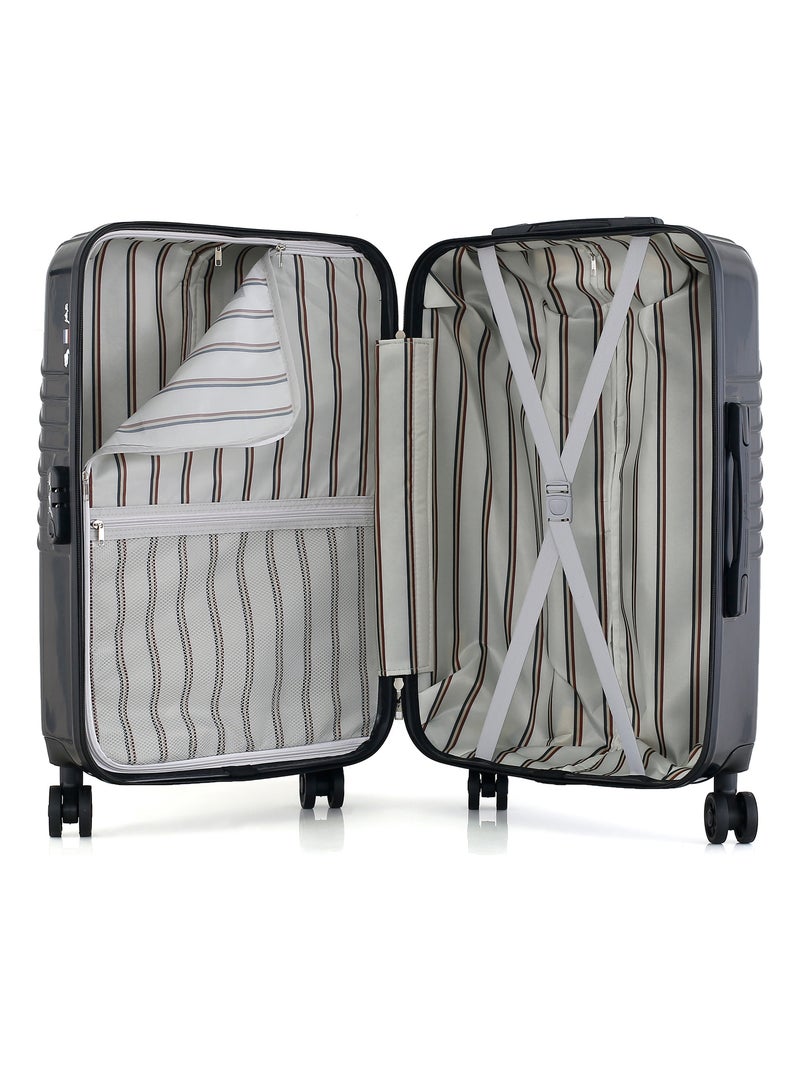 GENTLEMAN FARMER - Valise Weekend ABS/PC PETER 4 Roues 65 cm Noir - Kiabi