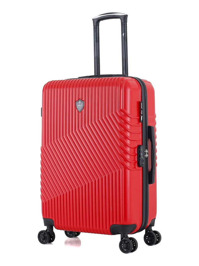 GENTLEMAN FARMER - Valise Weekend ABS/PC PETER 4 Roues 65 cm Rouge - Kiabi