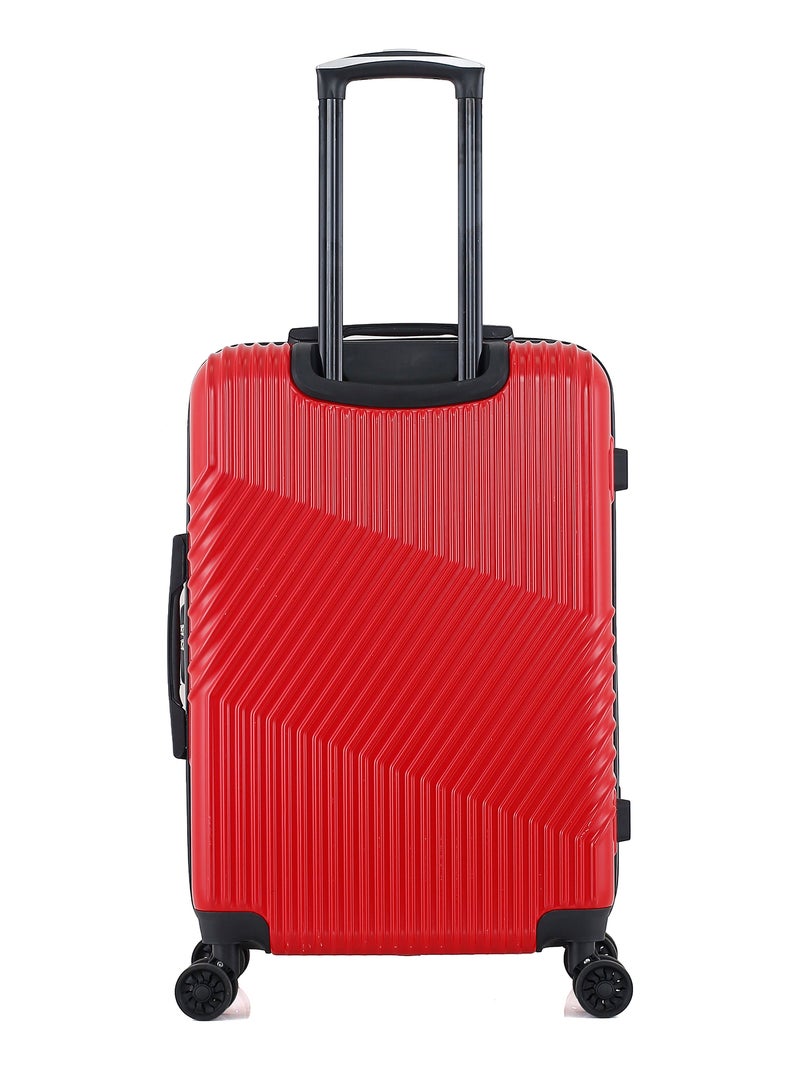 GENTLEMAN FARMER - Valise Weekend ABS/PC PETER 4 Roues 65 cm Rouge - Kiabi