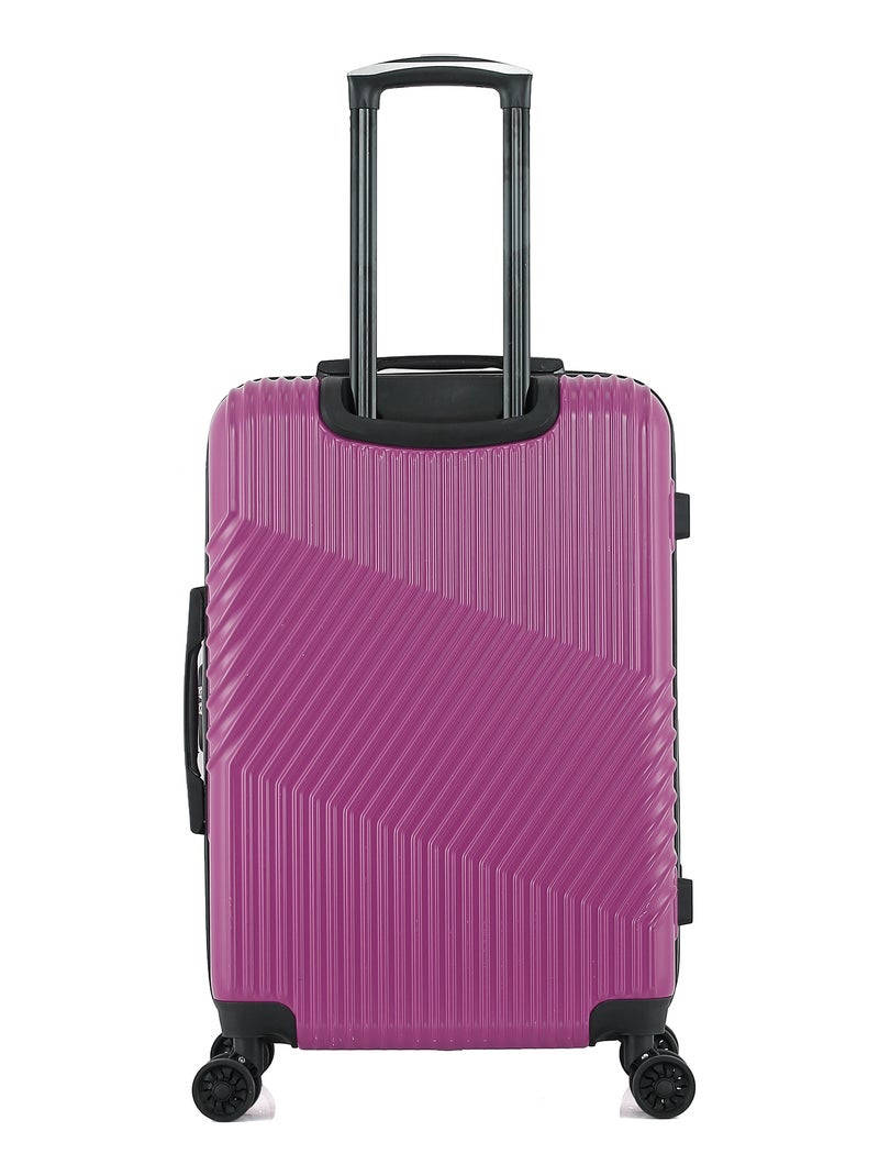 GENTLEMAN FARMER - Valise Weekend ABS/PC PETER 4 Roues 65 cm Violet - Kiabi