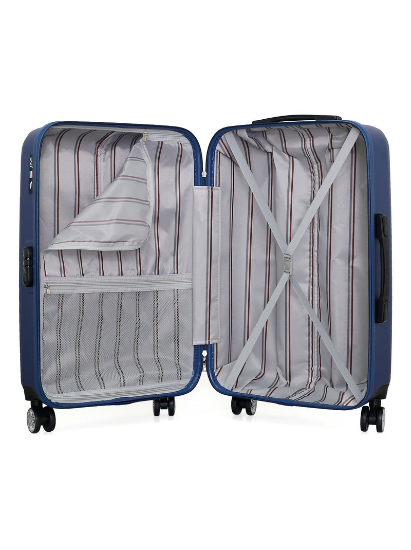 GENTLEMAN FARMER - Valise Weekend ARCHIE 65 cm 4 Roues Bleu Bleu marine - Kiabi
