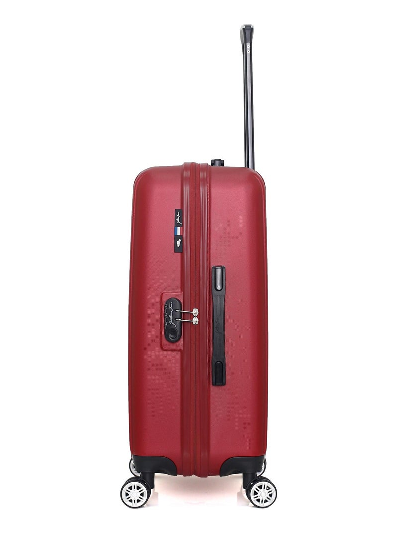 GENTLEMAN FARMER - Valise Weekend ARCHIE 65 cm 4 Roues Bordeaux - Kiabi