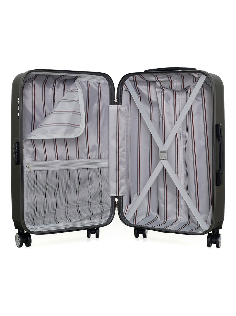 GENTLEMAN FARMER - Valise Weekend ARCHIE 65 cm 4 Roues Gris foncé - Kiabi
