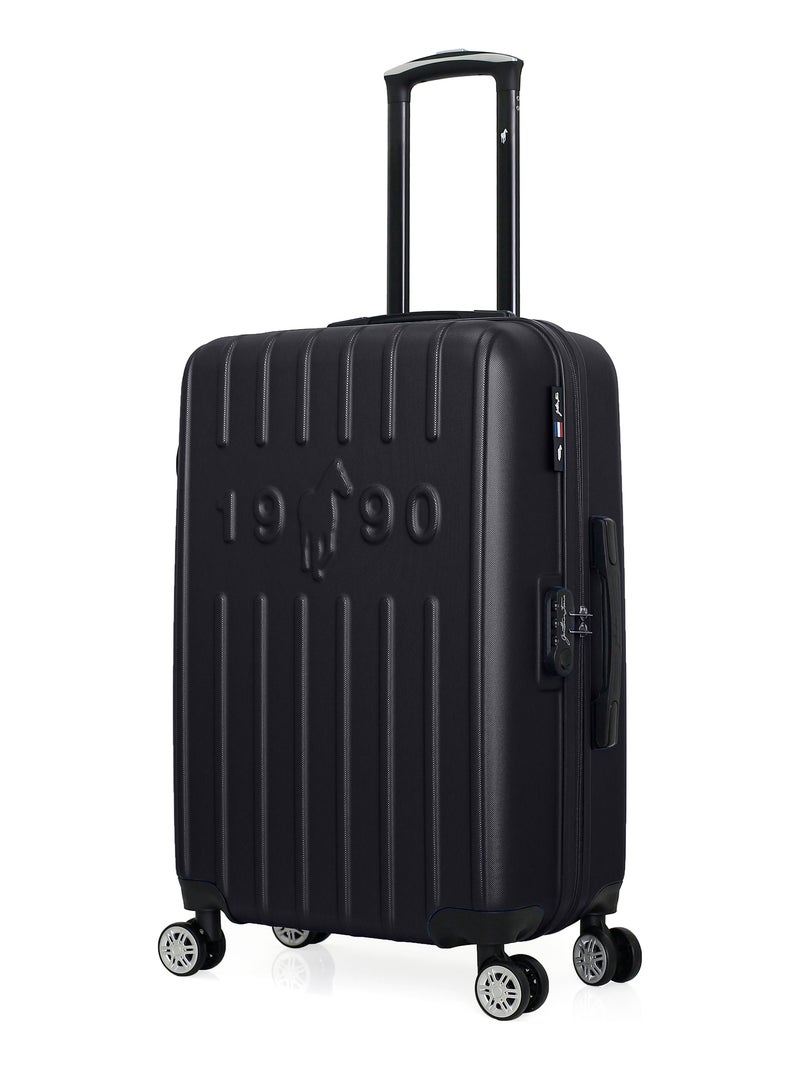 GENTLEMAN FARMER - Valise Weekend ARCHIE 65 cm 4 Roues Noir - Kiabi