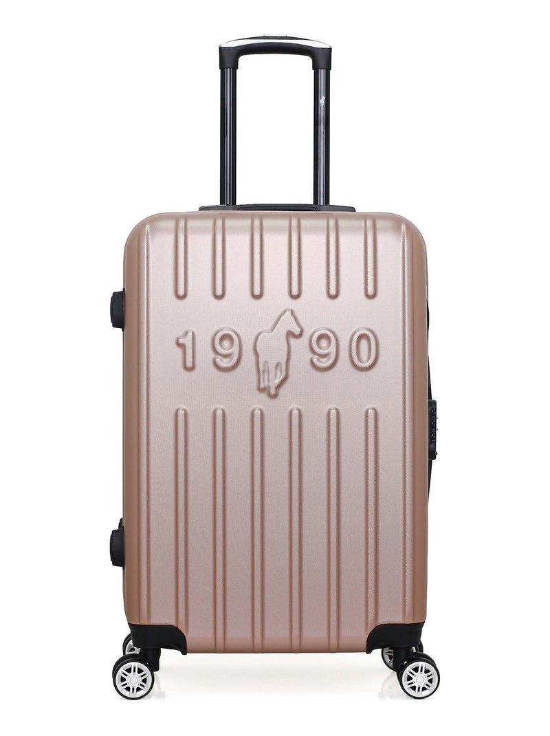 GENTLEMAN FARMER - Valise Weekend ARCHIE 65 cm 4 Roues Rose clair - Kiabi