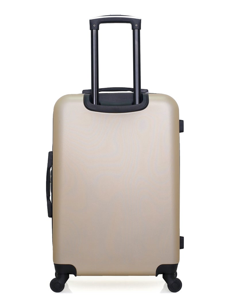 GENTLEMAN FARMER - Valise Weekend DAMON 65 cm 4 Roues Beige - Kiabi