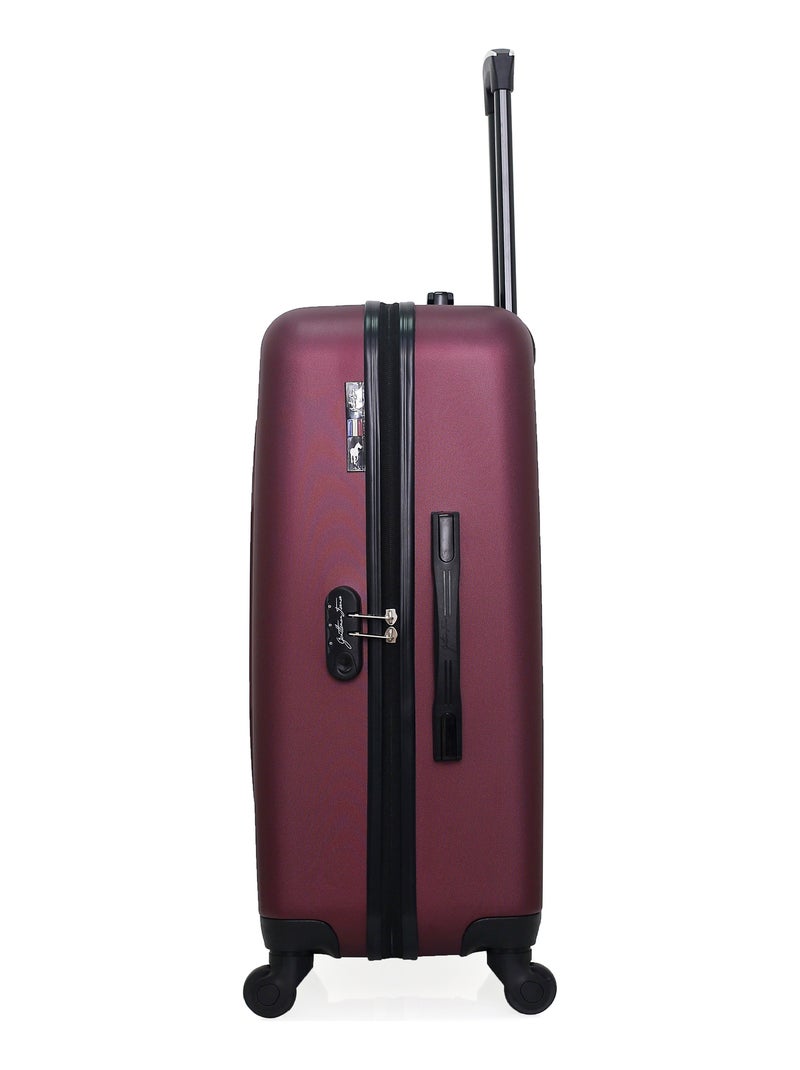 GENTLEMAN FARMER - Valise Weekend DAMON 65 cm 4 Roues Bordeaux - Kiabi