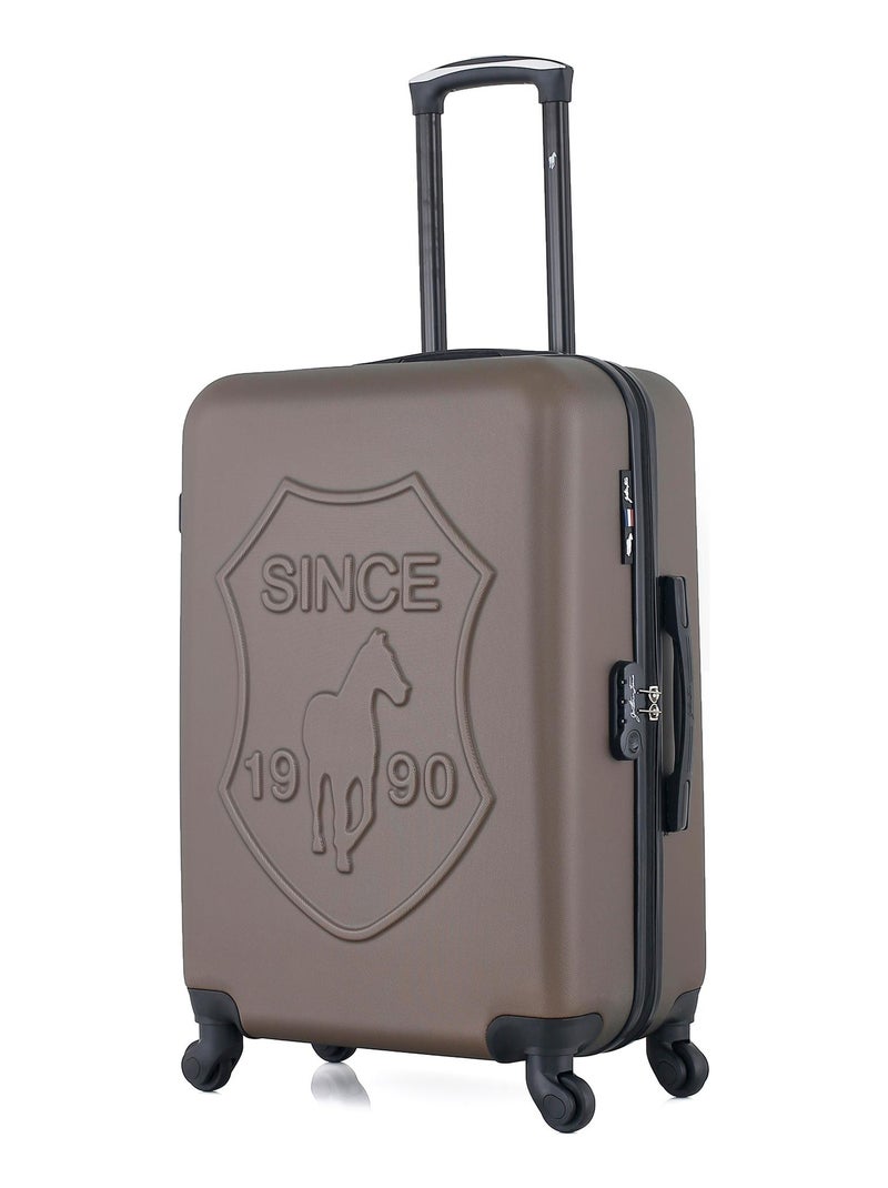 GENTLEMAN FARMER - Valise Weekend DAMON 65 cm 4 Roues Marron - Kiabi