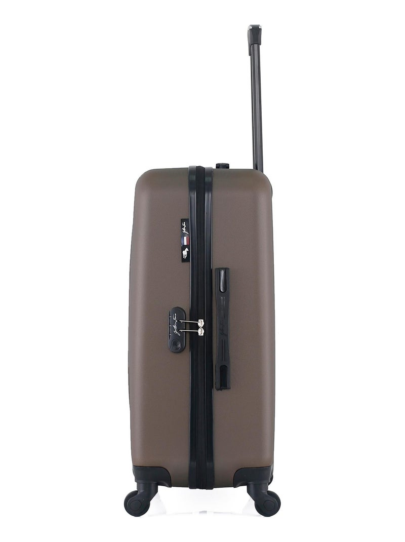 GENTLEMAN FARMER - Valise Weekend DAMON 65 cm 4 Roues Marron - Kiabi