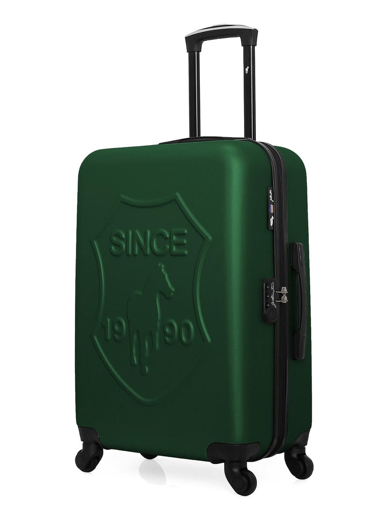 GENTLEMAN FARMER - Valise Weekend DAMON 65 cm 4 Roues Vert foncé - Kiabi