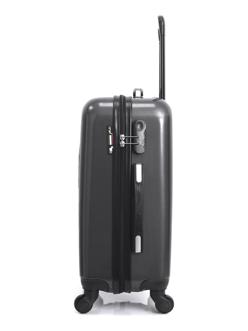 GENTLEMAN FARMER - Valise Weekend DARCY 65 cm 4 Roues Gris foncé - Kiabi