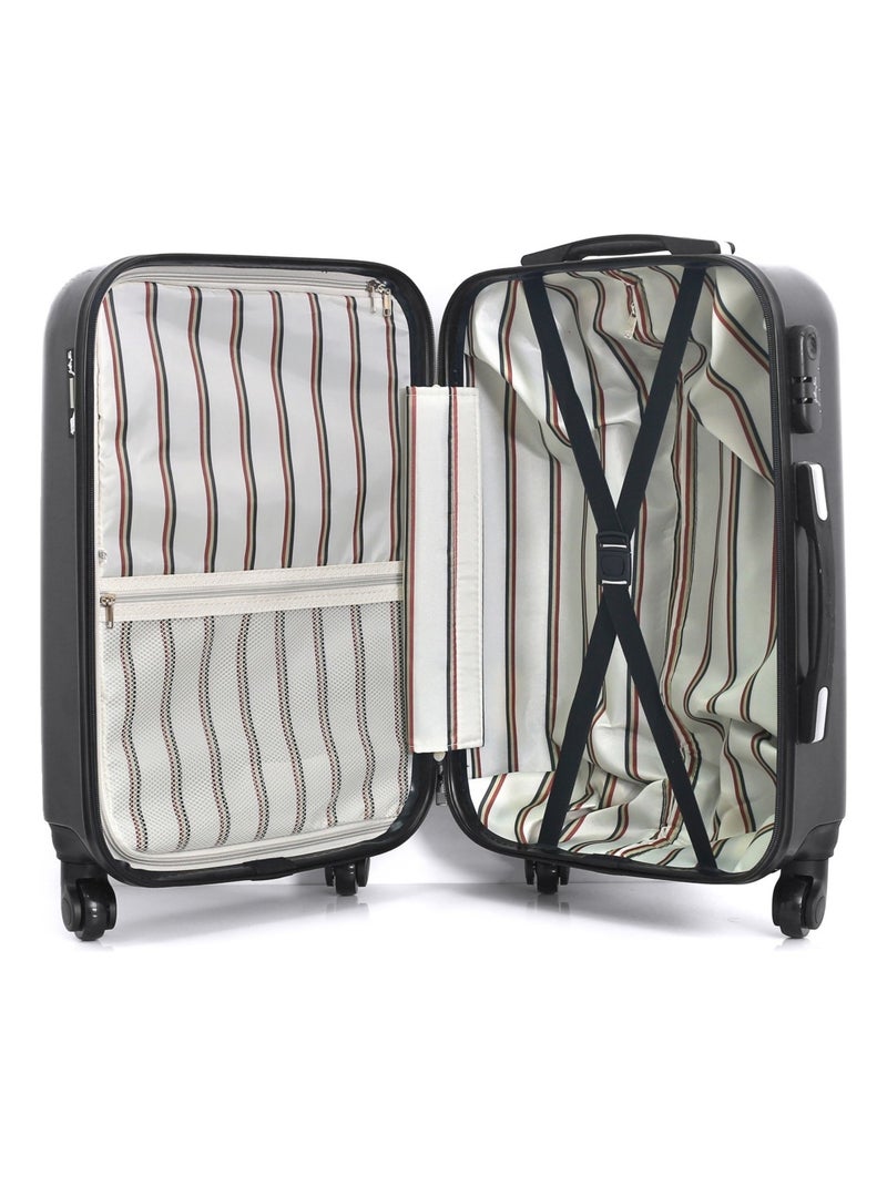 GENTLEMAN FARMER - Valise Weekend DARCY 65 cm 4 Roues Gris foncé - Kiabi