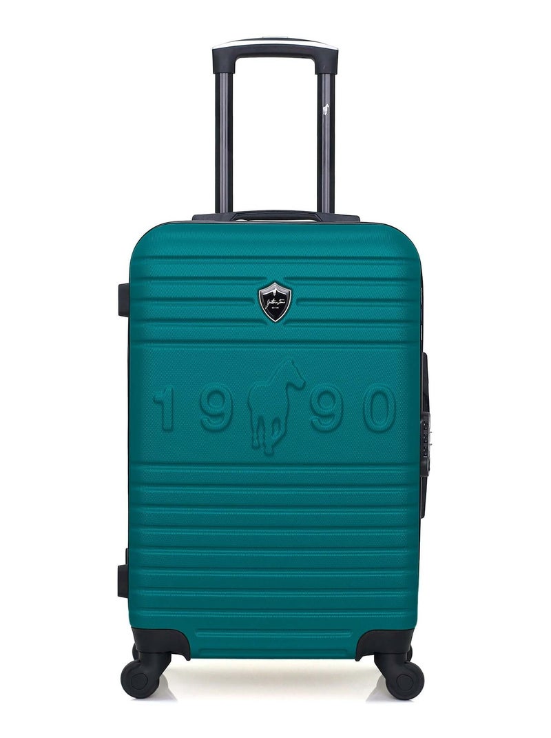 GENTLEMAN FARMER - Valise Weekend FRED-A 60 cm 4 Roues Bleu canard - Kiabi