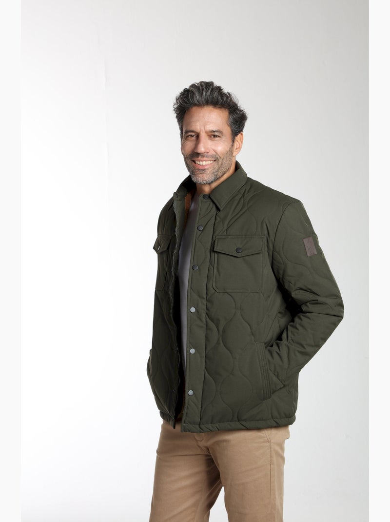 Gentleman Farmer - Veste en  regular VICTOR Kaki - Kiabi