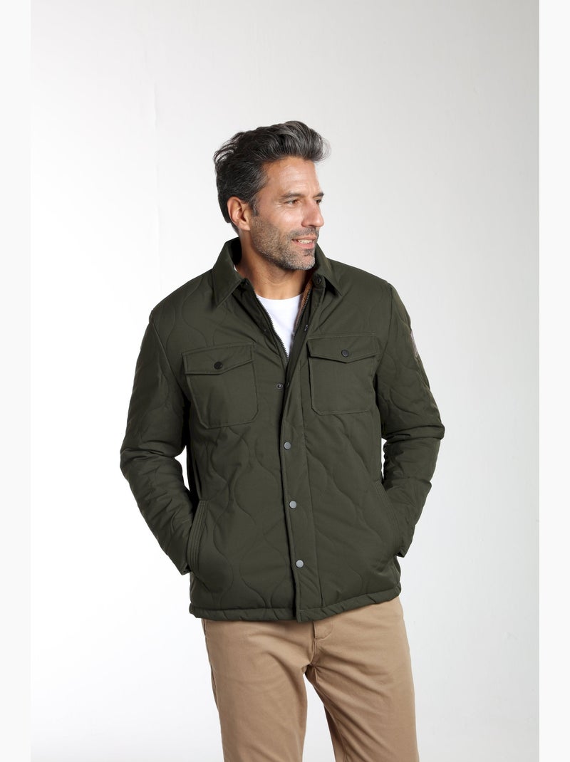 Gentleman Farmer - Veste en  regular VICTOR Kaki - Kiabi