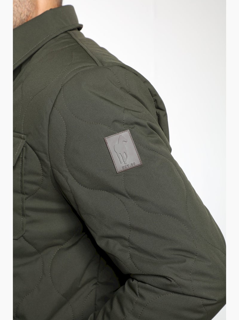 Gentleman Farmer - Veste en  regular VICTOR Kaki - Kiabi