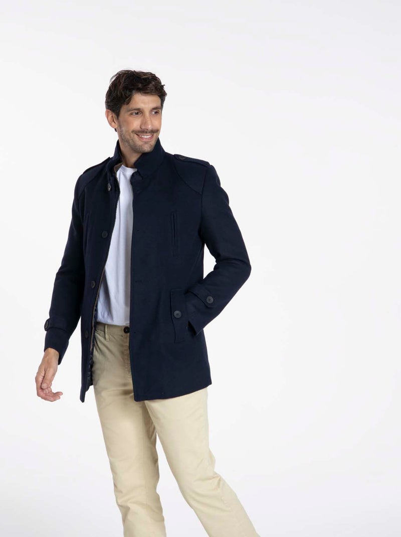 Gentleman Farmer - Vestes en laine regular MALTE Bleu marine - Kiabi