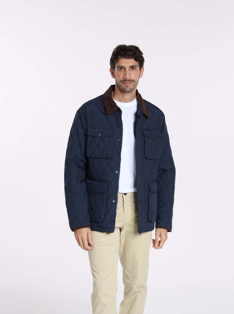 Gentleman Farmer - Vestes en  regular MATEL Bleu marine - Kiabi