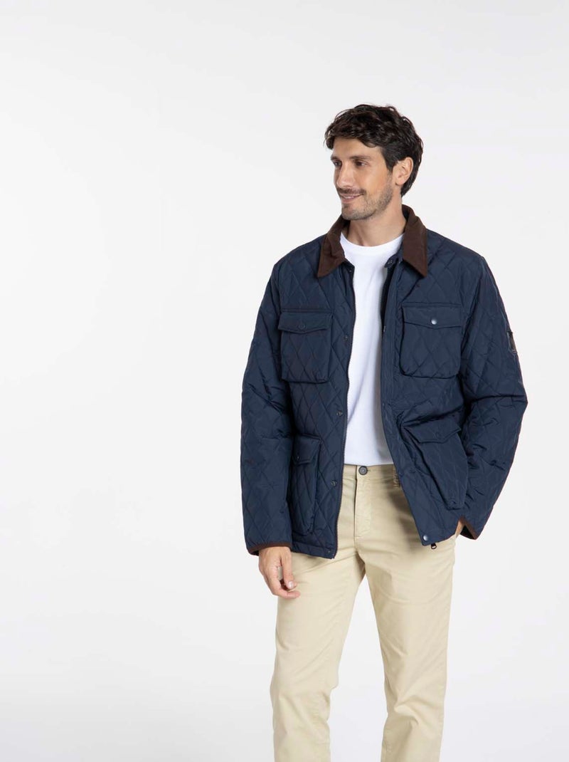 Gentleman Farmer - Vestes en  regular MATEL Bleu marine - Kiabi