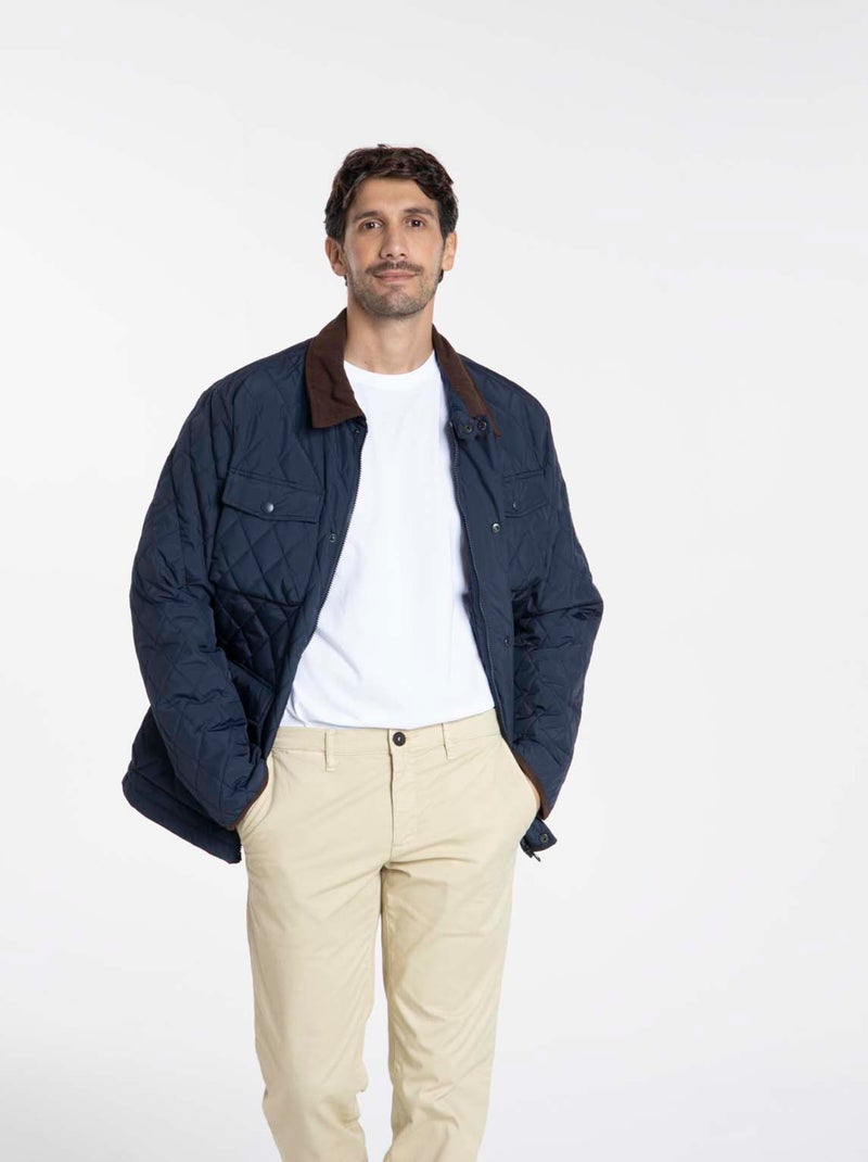 Gentleman Farmer - Vestes en  regular MATEL Bleu marine - Kiabi
