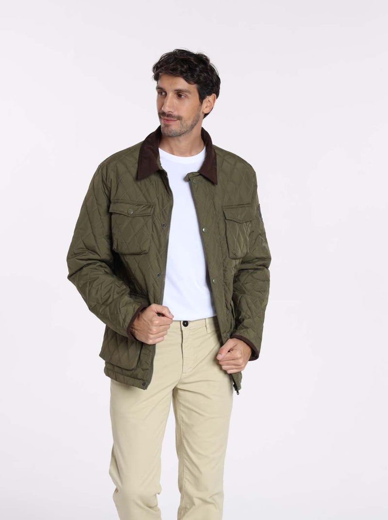 Gentleman Farmer - Vestes en  regular MATEL Kaki - Kiabi