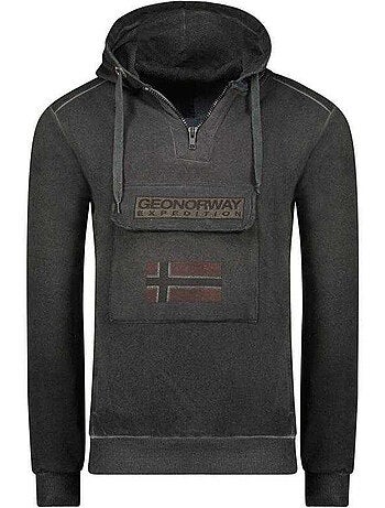 Geographical Norway - Sweat à capuche motif/style badge GYMCLASS EO