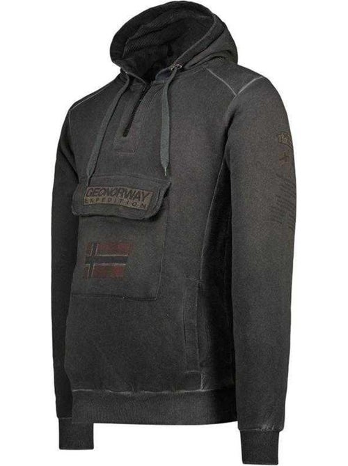 Geographical Norway - Sweat à capuche motif/style badge GYMCLASS EO - Kiabi