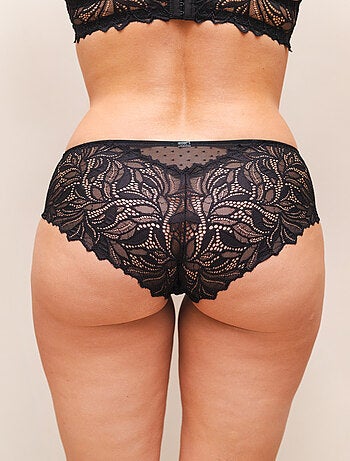 Gérard pasquier - Shorty ROSANA en dentelle noire