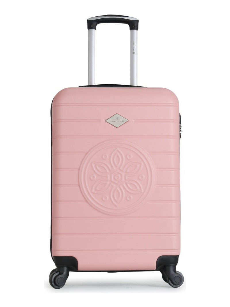 GERARD PASQUIER - Valise Cabine ABS MIMOSA-E 4 Roulettes 50 cm Rose - Kiabi